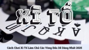 Cách chơi Xì Tố làm chủ các vòng đấu dễ dàng nhất 2025