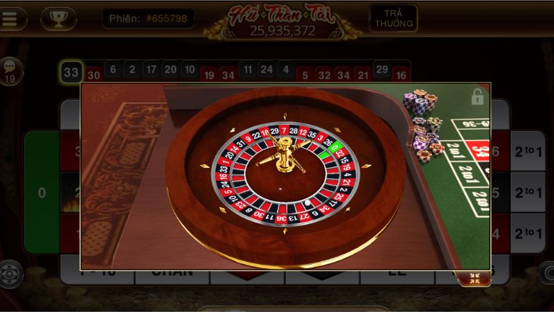 Casino VB77 với tựa game Roulette