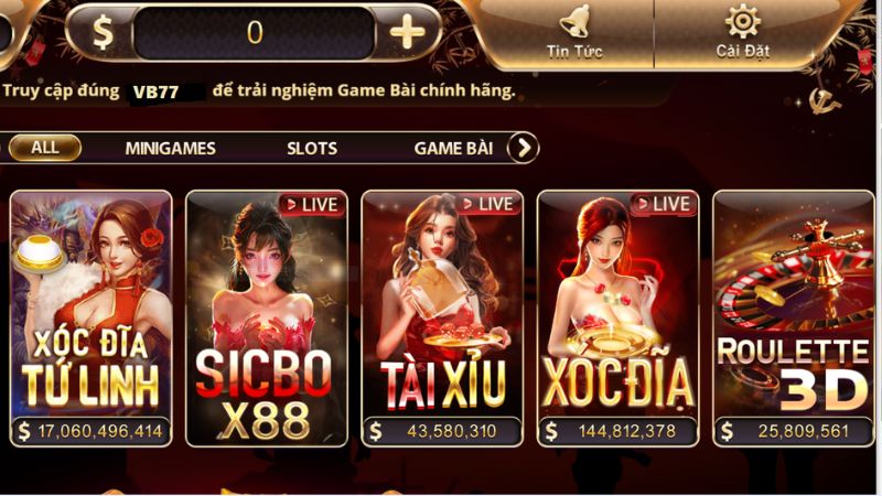 Sức hút của chuyên mục Casino VB77