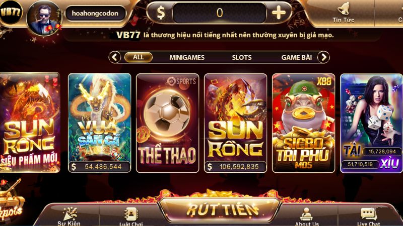 Lịch sử hình thành và phát triển cổng game VB77
