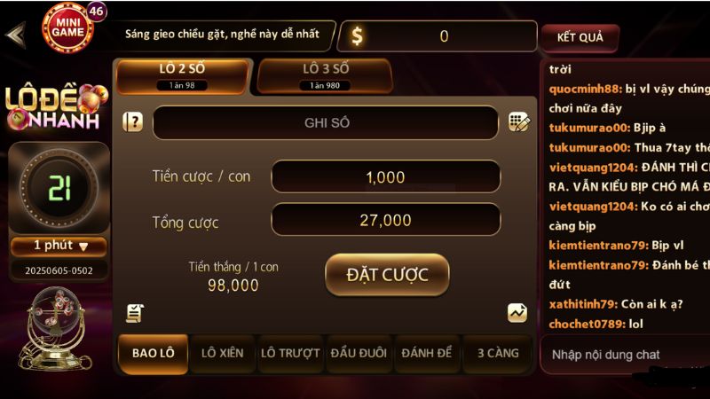 Xổ số VB77 với loại hình lô đề nhanh